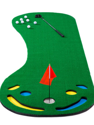 Купить Mini Golf Swing Putting Green Man Grassroots Mat Outdoor and Indoor Use - Perfect for Practicing Training Office Game Gift Non-Slip Thickening