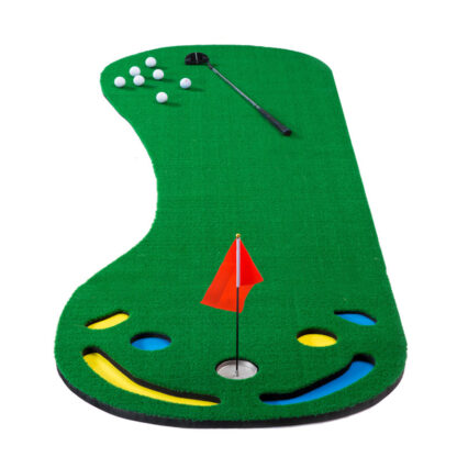 Купить Mini Golf Swing Putting Green Man Grassroots Mat Outdoor and Indoor Use - Perfect for Practicing Training Office Game Gift Non-Slip Thickening