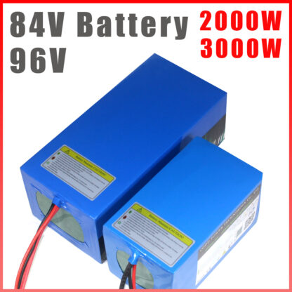 Купить 84V battery 96V electric bicycle 2000W 4000W electric scooter battery lithium battery pack with 5A charger