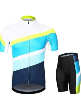 Купить 2021 Men Cycling Shirt Sets Short Sleeves MTB Bike Jersey Padded Shorts Uniform Suits