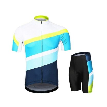 Купить 2021 Men Cycling Shirt Sets Short Sleeves MTB Bike Jersey Padded Shorts Uniform Suits