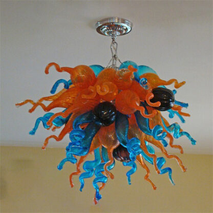 Купить Modern Lamps Bedroom Suspension Chandeliers Hand Made Blown Murano Glass Chandelier American Style Lampshade