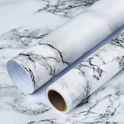 Купить Art3d 17.7inx78.7in Marble Contact Wallpaper Countertops - Self Adhesive Drawer Liner Waterproof