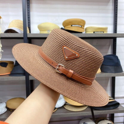 Купить New Fashion Designer Cap Bucket Hat Fashion Men Women Fitted Hats High Quality Straw Sun Caps