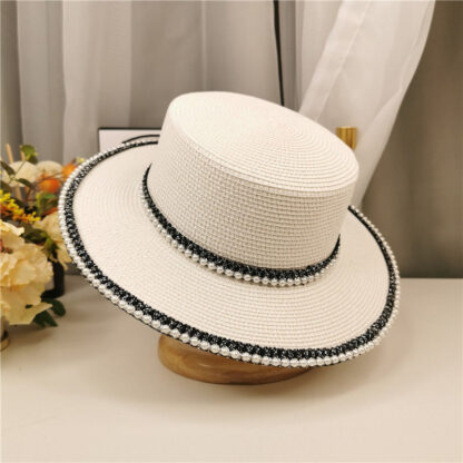 Купить Wide Brim Hats Women's Summer Hat Holiday Sun Style Casual Top Embroidery Beach Anti-ultraviolet Caps 3609 Q2