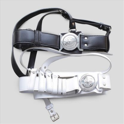 Купить Security white black outer security diagonal armed belt male