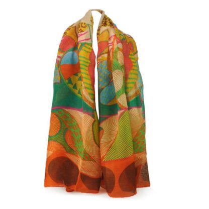 Купить Scarves Chiffon Scarf Print Soft Design Ladies Women Shawl Wrap Luxury Long Fallow Thick High Quality Head SF359