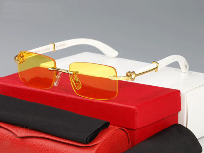 Купить Fashion Millionaire Square Frame Retro Decorative Photochromic Designer Sunglasses Women Men Versatile Pattern Frames Sun glasses For Adults UV400