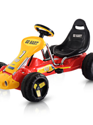 Купить Go Kart Kids Ride On Car Pedal Powered Car 4 Wheel Racer Stealth Christmas Gift