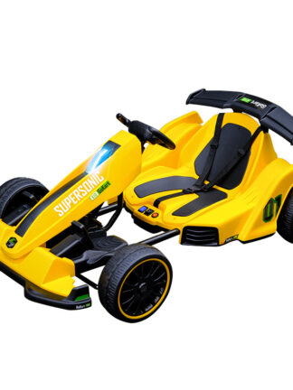 Купить Children's Electric Kart Cars With Remote Control Charging Electric Large Cars Ride on Cars Electric for Kid Children Adults