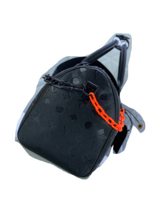 Купить Designer handbags Duffel Bags luxury large capacity tourism sales high-quality women leather shoulder fashion bag with a lock head rivet size 50-23-29cm