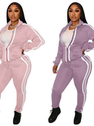Купить Women Casual Two Piece Sets Tracksuits Jackets Pants Suits Letter Printed Luxury Designer High Quality Jogging Set Sportwear