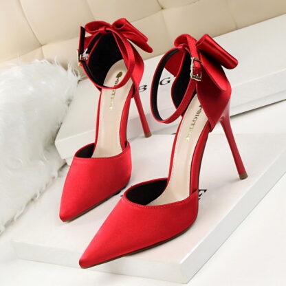 Купить red bottoms high heels women dress shoes office career vintage wedding black pointed peep toes pumps spikes 34-40 5196-1