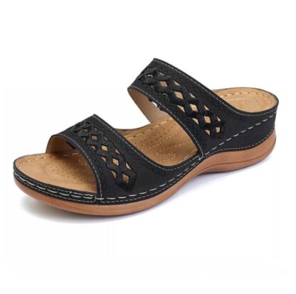 Купить Sandals Slippers Shoes Classic Soft Breathable Beach-Roman Genuine-Leather Summer
