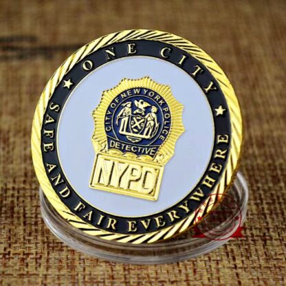 Купить 50pcs Non Magnetic Crafts USA NY Police Coin Sacrifice Warriors Heroes Memorial Eagle Challenge Badge Gift