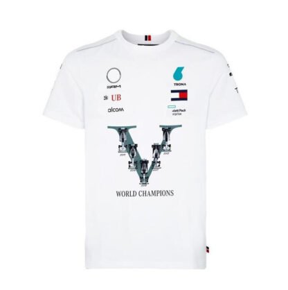 Купить F1 racing short sleeve Formula One team fans round neck T-shirt can be customized