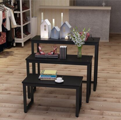 Купить Clothing store high and low platform Commercial Furniture shopping mall display racks bag shoe rack water table