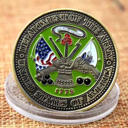 Купить 50pcs Non Magnetic 1775 United States Of American Department Of The Army Medic Craft Bronze Plated Challenge Coin