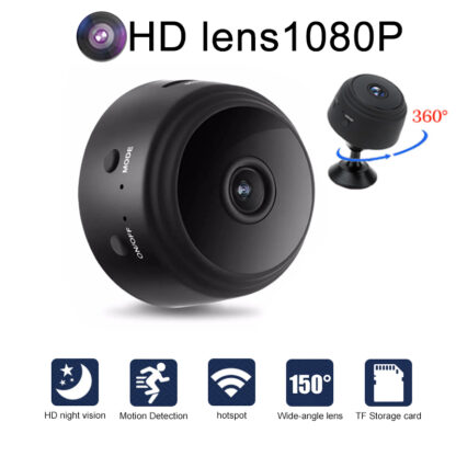 Купить A9 Mini Camera WIFI Wireless Aerial Photography 1080P HD Camera Night Scene Video Child Security Security Camera