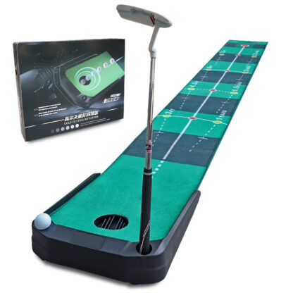 Купить Indoor Golf Putting Green Portable Mat with Auto Ball Return Function Mini Practice Training Aid Game and Gift