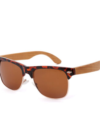 Купить Wooden Sunglasses Sun Glasses Women and Mens Pc+bamboo Temples Uv Protection Polarized Sport Eyewear Running Can Customed