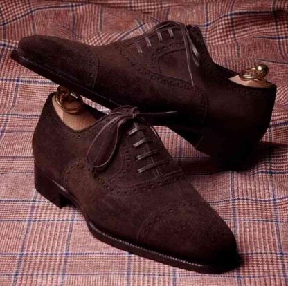 Купить Dress Shoes High quality most recent male fashions classic brown dress shoes false premium suede broach casual zapais of hombre ag006 S3HK