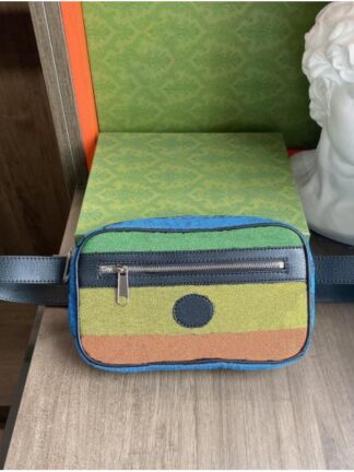 Купить Multicolor Rainbow Waist Bags Designer Men Women Chest Bag Luxury Messenger Handbags High Quality Classic Letter Wallet