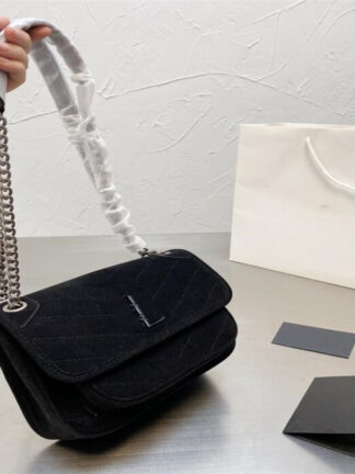 Купить 2021 Classic Nubuck Leather Niki Envelope Messenger Bag Y Designer Handbags Women Clutch Bag Wallets Purse BLack