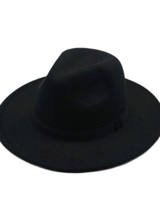 Купить Wide Brim Hats Fedora Hat Felt Cap Ladies Women Men Jazz Godfather Sombrero Caps