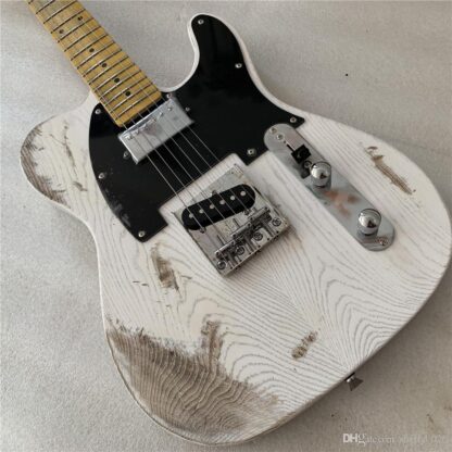 Купить guitars pickup relic heritage collector aged chrome hardware white tele electric guitar Guitarra String through body