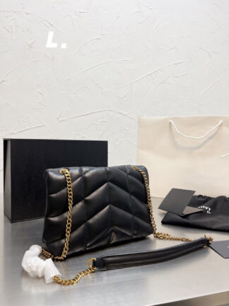 Купить Designer Women Handbags Fashion Loulou Shoulder Bags Top High quality Genuine leather Small handbag With boxes 22X15cm