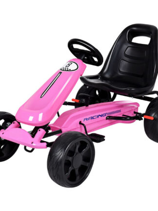 Купить Go Kart Kids Ride On Car Pedal Powered Car 4 Wheel Racer Toy Stealth Outdoor New