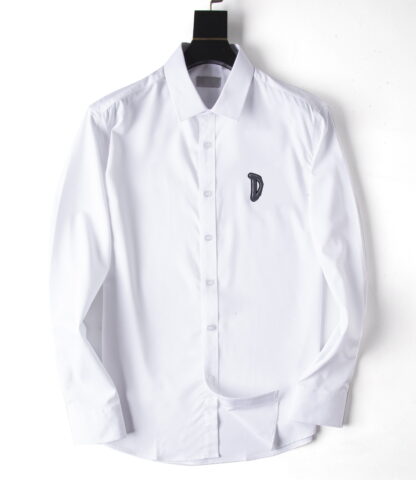 Купить 2021 Luxurys Designers Men's Business Casuals shirt men long sleeve striped slim fit masculina wine social male T-shirts fashion checked M-3XL#32