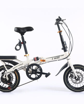 Купить Installation-free 16/20 Inch Folding Bike Variable Speed Disc Brake Shock Absorption Male And Female Student Bicycle