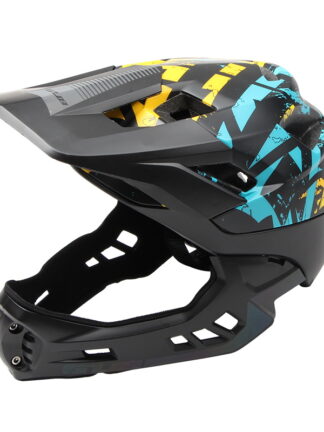 Купить Kids Bike Helmet Full Face Detachable Children Helmet With Taillight MTB BMX Downhill Balance Bicycle Helmet Casco Capacete