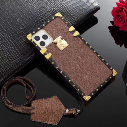 Купить Top Fashion Phone Cases For Samsung gaxlay S9 S10 S10E S20 Ultra NOTE 9 10 20 Plus PU leather shell Case With lanyard