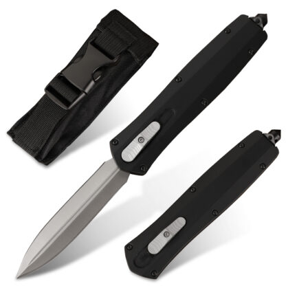 Купить MT Double Action Knife Military Tactical Front Automatic Knife OTF Aluminum Handle Outdoor Camping Hunting Self-Defense Tool Knives EDC Pocket Folding Blade BM008